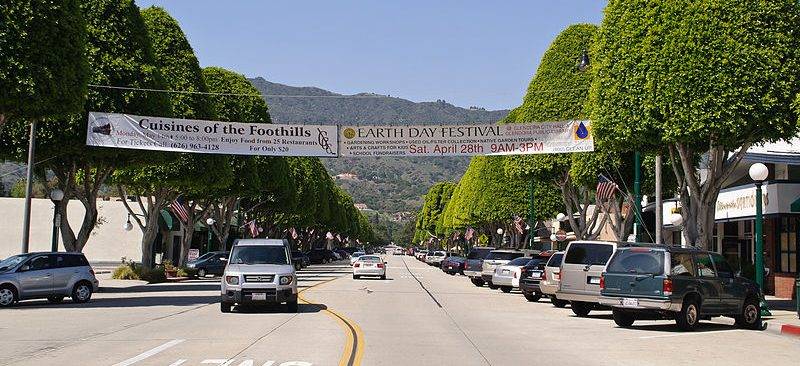 Downtown Glendora California