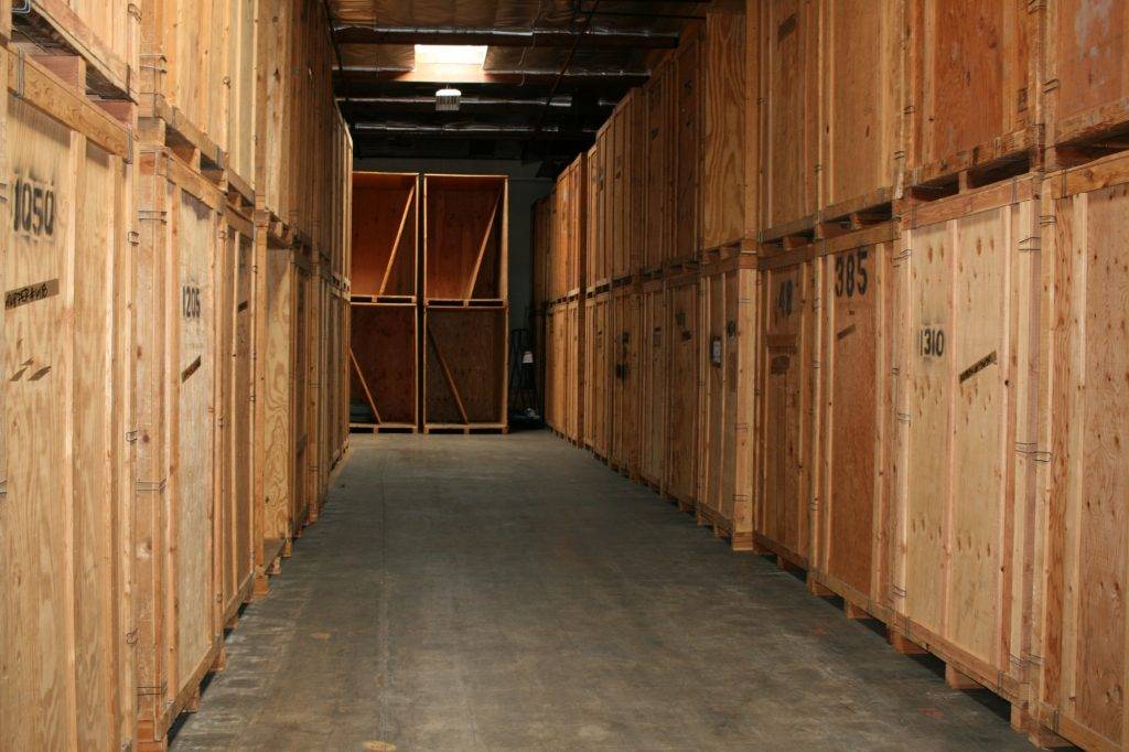 wooden storage vaults